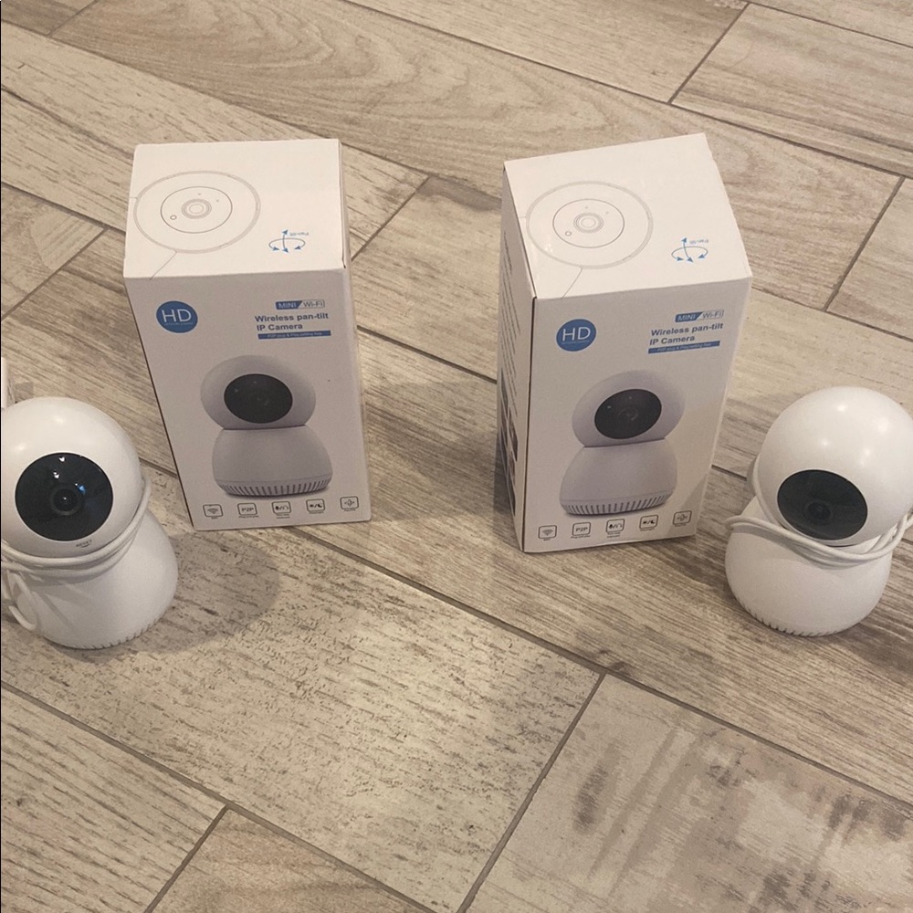 White HD Wireless Security Cameras